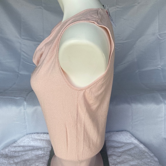 Ann Taylor Factory Sleeveless Drape Top Sz Small - Picture 2 of 5